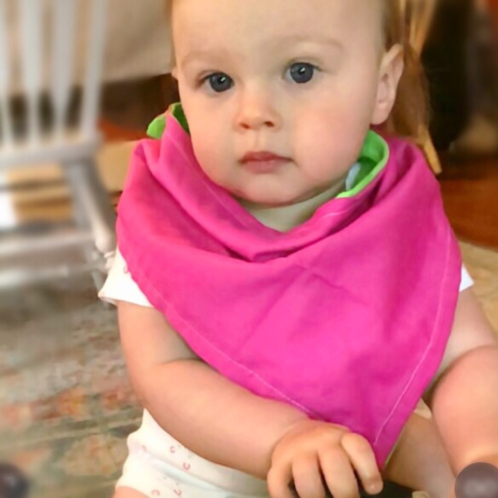 Handmade Reversible Bandana Bib